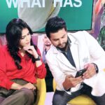 Sweta Singh Instagram - And the World Cup begins! With the coolest, sharpest, most stylish and top of my favourite batter list @sureshraina3 Film city