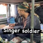 Sweta Singh Instagram – Amazing talent we get to meet. A soldier who said he had written this himself singing it for us. #IndianArmy Kashmir