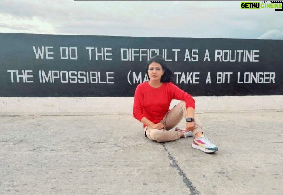 Sweta Singh Instagram - WE DO THE DIFFCULT AS A ROUTINE THE IMPOSSIBLE (MAY) TAKE A BIT LONGER (Quote of one of the most decorated Helicopter Units of the Indian Air Force)