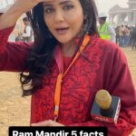 Sweta Singh Instagram - पूरे निर्माण में कुछ समय और लगेगा। पर ऐसा है श्री राम मंदिर… 🛕 RAM MANDIR