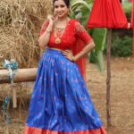 Swetha Changappa Instagram - “Happiness is not something ready-made. It comes from your own actions.” ❤️ Makeup & hair:- @manasasukruth_makeover Outfit:- @tvasta_designstudio Jewellery:- @velvetboxby Assistant:- @vinoda__890 Co ordinater- @kxsahanaa