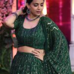 Swetha Changappa Instagram - “The way you dress is an expression of your personality.”❤️ Make up:- @keerthiram28 Outfit:- @maya_designer_studio_ Hair:- Co ordination:- @kxsahanaa Assistant:- @vinoda__890