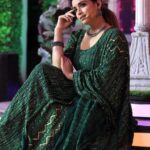 Swetha Changappa Instagram - “The way you dress is an expression of your personality.”❤️ Make up:- @keerthiram28 Outfit:- @maya_designer_studio_ Hair:- Co ordination:- @kxsahanaa Assistant:- @vinoda__890