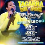 Tacarra Williams Instagram - UPCOMING SHOWS… ARIZONA, BALTIMORE, GREENSBORO NC… ticket link in bio!!!