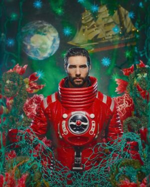 Tahar Rahim Instagram - “La Planète Rouge” ☄️ 
@pierre_pierreetgilles 
@pierreetgilles_gilles @numerohommemagazine