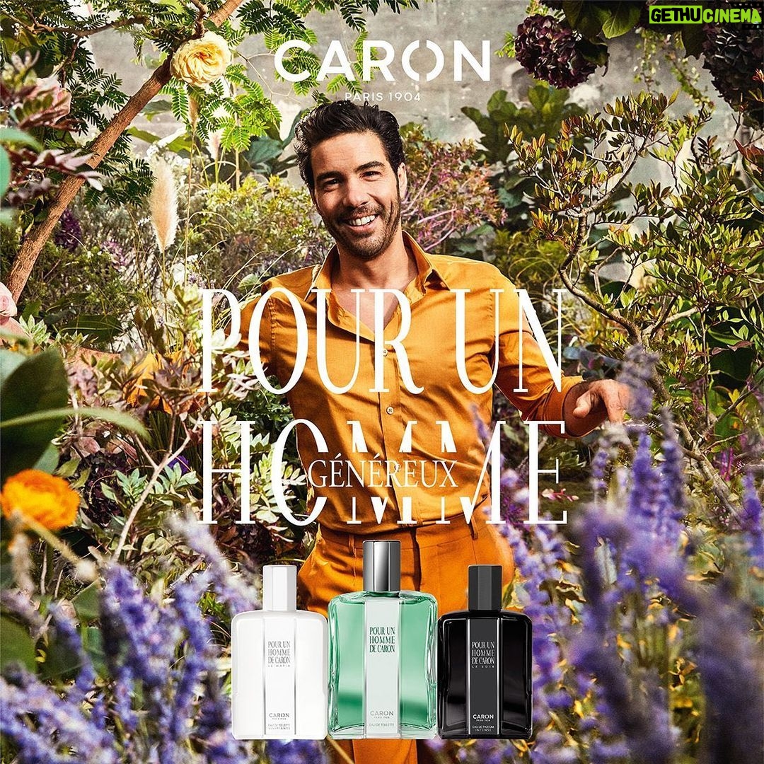 Tahar Rahim Instagram - Merci Caron, honoré et fier d’incarner ce parfum mythique 🙏🏼 @caronparfums @jeanjacquesparfumeur @lou__escobar