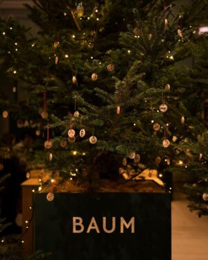 Takashi Sakurai Instagram - 「樹木との共生」をテーマに掲げるスキン＆マインドブランド「BAUM」がwith HARAJUKU B1で「BAUM HOLIDAY POP UP STORE」を開催！

会場ではカリモクの廃材を利用したクリスマスオーナメントのワークショップもやっていて早速作らせて頂きました

T.ロゴ書いておきました

ツリーの裏側にそっと飾りましたので是非見つけてみて下さいませ

12月1日〜3日迄の開催です

@baum_global 
#BAUMHOLIDAY2023 #森林浴美容 #pr