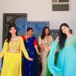 Tanvi Rao Instagram - This is what we do when we're not busy making Lakshmi's life difficult 😈 Kitty party - only for the bad cats. 🐈‍⬛ Address- Lakshmi Baramma, at 7.30 pm on @colorskannadaofficial My attire credits- @inayadesignerstudio #lakshmibaramma #baharlahamadhumas #marathi #reelsinstagram #reels #fun #serialactress #shooting #behindthescenes #villians #stories #kannadatelevision #kannadaserials #kannada #colorskannada #tanvirao Bangalore, India