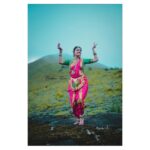 Tanvi Rao Instagram - This was one of the most difficult dance shoots I've done. The weather was completely non co-operative. One moment it was raining cats and dogs and another, we couldn't see each other in the mist. The wind literally pushed you while you were dancing, and the music was left to your imagination by the excited roaring of the wind and rain. Make up, hair- everything was an absolute mess. My costumes were wet enough to make me sick, my hands were too numb to even hold the mudras. PC: @_thenameispreethu_ #kavi #bhoomi #earth #air #nature #fiveelements #panchabhuta #dance #classicaldance #Bharathanatyam #nisarga #prakruti #beauty #love #scenery #beautiful #albumsong #kannadapoems #kannada #bhavageethe #anushaanuraga Devaramane