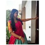Tanvi Rao Instagram - “Mommmmmmmm” Attire from: @inayadesignerstudio #lakshmibaramma #bhagyalakshmi #keerthi #tvserial #costume #langadavani #lehenga #collaboration #fashion #beauty #fun #tanvirao Bangalore, India