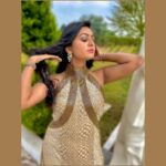 Tanvi Rao Instagram - Sizzle ⚡️ This sparkling outfit - @dharaa_atelier @dharaatelier My lovely photographer- @rajaniabhirath1 ❤️ #sizzle #sparkle #sass #fashion #attire #gown #dress #design #designer #collab #artistsoninstagram #actor #lakshmibaramma #keerthi #tanvirao Bangalore, India