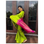 Tanvi Rao Instagram - ಹೊಸ ವರ್ಷದ ಶುಭಾಶಯಗಳು! A very happy new year to all of you❤️ May you get to love what you do and do what you love, this year✨ Happy 2024🐚 This lovely saree is by @sheekline 🦜 @brivanch @ashwini.rrrr Picture credits to the ever patient photographer- @rajaniabhirath1 😘 #newyear #2024 #happynewyear #saree #wishes #love #work #designer #actor #acting #dance #passion #tanvirao Bangalore, India