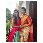 Tanvi Rao Instagram - “Mommmmmmmm” Attire from: @inayadesignerstudio #lakshmibaramma #bhagyalakshmi #keerthi #tvserial #costume #langadavani #lehenga #collaboration #fashion #beauty #fun #tanvirao Bangalore, India