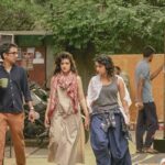Tanvi Rao Instagram - The people of Gulmohar are what made Gulmohar truly bloom 🌸 There are so many people missing in these pictures, but I hope my love reaches out to everyone who made this shoot a time of such happiness and vibrancy. Some working stills from #Gulmohar Picture Credits- @routes_and_shoots @disneyplushotstar @pagliji Directed by @rahulchittella Beautifully captured by @eeshitnarain @chalkboardentertainment @zeemusiccompany #sharmilatagore @bajpayee.manoj @simranrishibagga @kavidrama @santhybee @utsavijhamusic @surajsharmagram @nargisnandal @sriharsh_sibu @seth_kanishk @danishsood @pujasarup @rajovilla @aayushi_diwan @sleepynushh @ishaanweenie @manshakhurana @routes_and_shoots Delhi, India