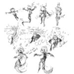 Tarun Lak Instagram – Some Luca work!

This small scene, part of the “swim” sequence was my first casting on the show. It also happened to be the first sequence in animation, and the “Silenzio Bruno” shot ended up being the first shot to be finaled in animation, a sweet way of diving into the film.

Being the first sequence in animation, we spent a lot of time figuring out the personality, style of movement and appeal even though there was a ton of great preproduction done beforehand.
It was fun to figure out how the physicality of Luca would change between his human form and his sea-monster form, and to show a subtle difference between Luca and Alberto.
I’ve included my very early thumbnails on these. Though similar in spirit, the details evolved through the process. We tried several versions of these shots, with some great feedback from the animation team, sweet drawovers from @deanna_marsigliese, the other leads and ofcourse, the man @enricocasa  before landing on this.

Shout out to all the other departments for their stellar work on this too!

Silenzio Bruno!

#Luca #alberto #seamonster #Pixar #animation
#animatorprocess #animationthumbnails #silenziobruno #disneypixar #Pixarluca Pixar Animation Studios