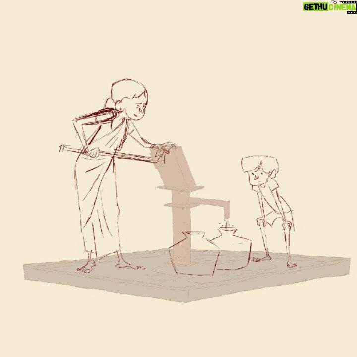 Tarun Lak Instagram - Ok last one. Chores 🚰👩‍👦 Happy Diwali! 🪔 #chores #vignette #india #2danimation #motherandson #sliceoflife #animation #indianartists #animationprogression #roughanimatorapp