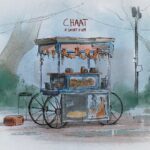 Tarun Lak Instagram - Excited to share the first image of our short film, ‘Chaat’. A film by Tarun Lak, produced by Lara Arikan. Be sure to follow @chaat_shortfilm for regular updates on the film’s progress. We have some amazing artists on the crew and we’re really looking forward to sharing their work with everyone. This lovely development piece is by Anjali Vaikil @av.scribs #chaatshortfilm #chaat #streetfood #animation