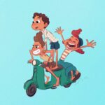 Tarun Lak Instagram - Quick Luca sketch 🌊☀️ It's amazing this movie is 100% animated from home, and we had such a fun time despite that. Working with @enricocasa and the animation team was a real treat. *Edit- I just noticed Guilia's right leg is missing 🤷🏽‍♂️ Watch it now on Disney+. Andiamo! #Luca #alberto #guilia #Pixarluca #animation #Pixar #fanart #sketch Pixar Animation Studios