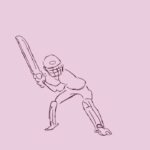 Tarun Lak Instagram - 🏏✨ My last drawing sucked so I took it down and did this fun thing instead #cricket #ipl #indiancricket #animation #2d #roughanimatorapp