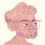 Tarun Lak Instagram - New year, older me #selfportrait #profilepic #art #doodle Emeryville, California