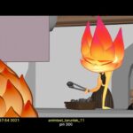 Tarun Lak Instagram - Some early Ember performance tests on #elemental back from 2021. This is roughly what our models looked like in animation- before fx, sim, shading and lighting made it look pretty. These were also done while we were working with riggers to figure out appeal and controls we might need to animate her. We were also exploring what fire movement might be incorporated into performance. Some of partial disappearing effects on the arms(we called it presence), head flame size, fire intensity, breaking of skeletal structure were explored here. The big key component that wasn’t figured out by this point was how much we were going to drift fire character movement, especially after they landed in a pose. I had a lot of fun doing these, sound is removed here since internal scratch dialogue was used. #ember #animation #animationtest #pixar