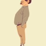 Tarun Lak Instagram - “There’s only one thing I hate more than lying. Skim milk. Which is water that’s lying about being milk”. #ronswanson #parksandrec #nickofferman #parksandrecreation #sketch #fanart