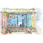 Tarun Lak Instagram - India/Nepal sketchbook Post 2/2 #sketchbook #india #nepal #watercolor #jodhpur #mumbai #kathmandu #kolkata #delhi