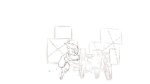 Tarun Lak Instagram - I joined the #elemental team early in preproduction, back in spring ‘21, before the characters were going to get built. My first assignment was to explore something in 2d that could help inform what we might wanna do with the characters. So I came up with this test- I wanted to see how a fire character would have to perform human like physical actions. Given that she was going to have a delivery scooter, I thought I’d play with that. 

Fire having no solid definition, would morph, shrink or grow in different situations. It can get lost in quick movement and regrow itself due to the person’s “life force”.

What was fun to discover was that fire people would need to exert more energy, equaling more intense fire to lift heavy objects or push/pull anything. 

The lack of bones or flesh meant they weigh very little so it lent itself to a very lose style of movement, making sure we never felt too much structure in the body, only enough to keep them looking like their design, reading their acting and distinguishable from other fire people. 

All this also allowed for some really fun loose firey shapes, abstract smears, fire trails, etc, that made these characters uniquely fun to explore and animate.

Never thought I’d have a chance to do 2d professionally, even as exploratory tests, so this was really fun to do. More work soon!

#pixar #elemental #2danimation #animationtest #ember #lumen