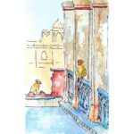 Tarun Lak Instagram - India/Nepal sketchbook post 1/2 #sketchbook #watercolor #India #amritsar #jaipur