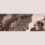 Tarun Lak Instagram - “Clickety-clack, chugging along the track. We cannot go back” This was the first spread I worked on for ‘The Moon from Dehradun’ 🌙 and also took the longest. It was the heaviest scene to draw to carry the reality of hoards of people having to flee across the border on trains, literally packed to the roofs of the carriages. I tried to show a little story with each of the individual people in the crowd, since they would’ve all had a unique experience going through the traumatic Partition. This still being Azra’s story, it was important to show it from her point of view. I played with a few compositions before landing on this one, with the help of my art director on the project. A print of this will be hung up at the Original Art Show by the Society of Illustrators in New York. If you’re around November 10 to February, feel free to drop by. I’m thrilled to be featured in their show. Text by @shirinshamsi1 ✨ Published by @simonkids #themoonfromdehradun #picturebook #illustration #indiapakistan #partition #kidlitart