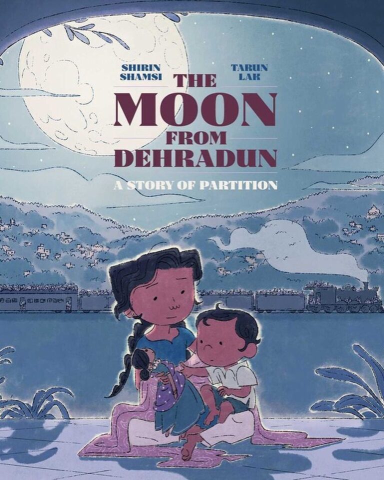 Tarun Lak Instagram - ‘The Moon from Dehradun’ is out on shelves and online today. Beautifully written by @shirinshamsi1 , published by @simonkids , the story is based on Shirin’s mother’s experience during the partition. I had the privilege of this being my picture book to illustrate. I cannot stress enough how important this book was for me in its substance. The story follows a girl named Azra who accidentally leaves her favorite doll behind when her family has to all of a sudden move from Dehradun to Lahore, in the midst of the Partition of India. After diving in to research for the book and getting as much information and pictures from the Author’s family, I arrived at the design of the family here. This evolved a bit in some details as I got through the book. Hope to share more in the coming weeks! Order link in bio (or hopefully available in a bookstore near you) #themoonfromdehradun #indiapakistanpartition #picturebook #illustration #kidlitart