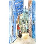 Tarun Lak Instagram - India/Nepal sketchbook Post 2/2 #sketchbook #india #nepal #watercolor #jodhpur #mumbai #kathmandu #kolkata #delhi