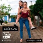 Tatá Werneck Instagram - Hoje é a estreia oficial de Minha irmã e eu nos cinemas! Um filme feito com muito amor pra vc se divertir e se emocionar com sua família. E vamos as críticas! Quem for me marca pq estamos repostando 😍❤️🦋🦋 vamos prestigiar o cinema nacional