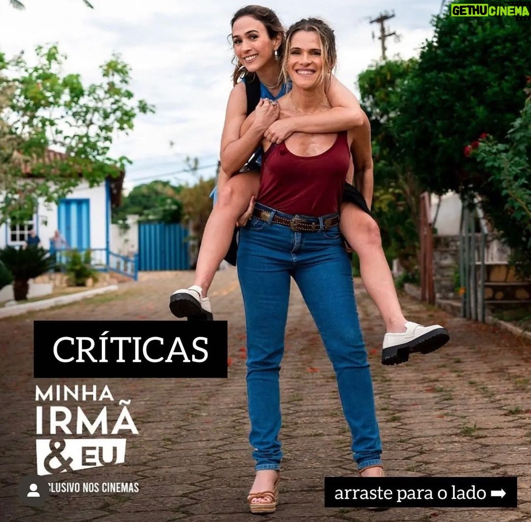 Tatá Werneck Instagram - Hoje é a estreia oficial de Minha irmã e eu nos cinemas! Um filme feito com muito amor pra vc se divertir e se emocionar com sua família. E vamos as críticas! Quem for me marca pq estamos repostando 😍❤️🦋🦋 vamos prestigiar o cinema nacional