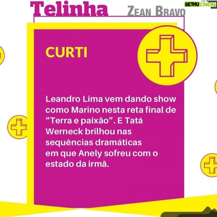 Tatá Werneck Instagram - Ebaa! Obrigada! @zean.bravo @leandrolimale