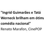 Tatá Werneck Instagram - Hoje é a estreia oficial de Minha irmã e eu nos cinemas! Um filme feito com muito amor pra vc se divertir e se emocionar com sua família. E vamos as críticas! Quem for me marca pq estamos repostando 😍❤️🦋🦋 vamos prestigiar o cinema nacional
