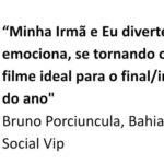 Tatá Werneck Instagram - Hoje é a estreia oficial de Minha irmã e eu nos cinemas! Um filme feito com muito amor pra vc se divertir e se emocionar com sua família. E vamos as críticas! Quem for me marca pq estamos repostando 😍❤️🦋🦋 vamos prestigiar o cinema nacional