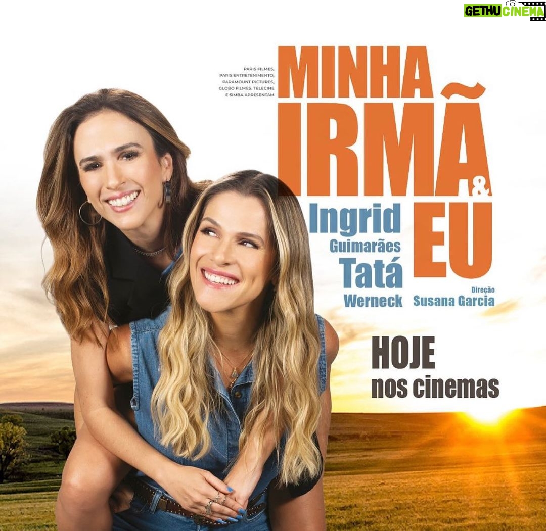Tatá Werneck Instagram - Eba! Hoje tem Minha irmã e eu nos cinemas!!!! Comece o ano se divertindo , se emocionando (e pagando suas dívidas. Isso já é indireta minha pra vc)