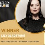 Tatanka Means Instagram - So happy and so proud of our amazing Blackfeet/Nimíipuu siSTAR. She is so deserving of this recognition. Representing us all in “that good way” speaking her language and voicing truths Ahoooo congratulations @lilygladstone and thank you ✨❤️‍🔥✨ such a beautiful moment in history forever 🙌 giant smiles today across Indian Country