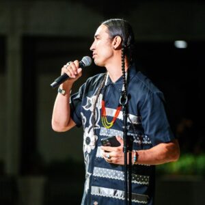 Tatanka Means Instagram - Sold out show. First time performing in Oakland. Had a great time meeting everyone and seeing my tahansi Leonard Crowdog Jr. Big thank you to @jackiecomedy @goodmedicinecomedy and everyone involved for making it possible! Shout out to uncle Marc Yaffee the legend and Siena and Jackie 🙏🎤❤️ bang bang 💥

📸 by @malcolmwallacephotography
