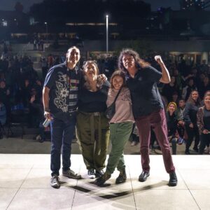 Tatanka Means Instagram - Sold out show. First time performing in Oakland. Had a great time meeting everyone and seeing my tahansi Leonard Crowdog Jr. Big thank you to @jackiecomedy @goodmedicinecomedy and everyone involved for making it possible! Shout out to uncle Marc Yaffee the legend and Siena and Jackie 🙏🎤❤️ bang bang 💥

📸 by @malcolmwallacephotography
