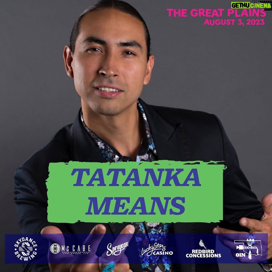 Tatanka Means Instagram - 💥EL RENO, OKLAHOMA💥 Tonight Aug 3rd "Honoring Oklahoma Indian Nations Week" THE GREAT PLAINS NATIVE COMEDY & CONCERT SHOWCASE 2023 Venue: Canadian County EXPO & Event Center El Reno, OK Date: Thursday Aug 03, 2023 6PM Doors: @ 5PM Show Starts @ 6pm TICKETS: link in my bio