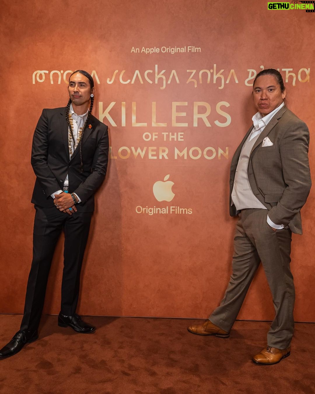 Tatanka Means - 2.6K Likes - Had a great time seeing everyone in Tulsa. Epic night. Much love and respect to the Osage Nation. Thank you all for an amazing reception ❤️🔥🦅
#killersoftheflowermoon @appletv