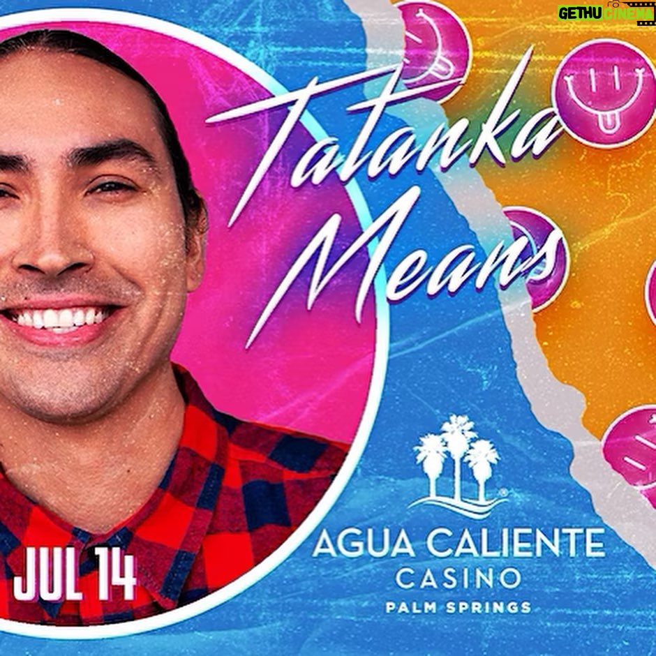 Tatanka Means Instagram - 💥SOLD OUT!!😱 Agua Caliente Casino Palm Springs CA this Friday w my bro Wolf Breeeezy 🔥 Reserve your spot on the standby ticket list. link in my bio 🦅 @aguacalientecasinos @gilariouswolf