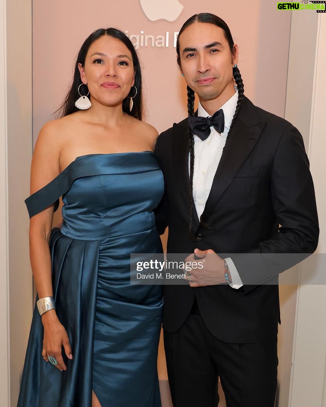 Tatanka Means - 5.3K Likes - So grateful this beautiful woman I sat next to on the plane agreed to be my date to the premiere ❤️🔥 my bodyguard and partner in crime 🙏 #prom2023 #killersoftheflowermoon #cannes #cannesfilmfestival #cannes2023