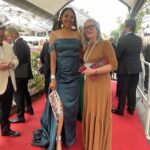 Tatanka Means Instagram - So grateful this beautiful woman I sat next to on the plane agreed to be my date to the premiere ❤️‍🔥 my bodyguard and partner in crime 🙏 #prom2023 #killersoftheflowermoon #cannes #cannesfilmfestival #cannes2023 Cannes, France