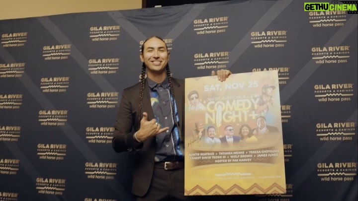 Tatanka Means Instagram - Back to back sold out shows with Native All-Star Comedy Night at Isleta Casino and Gila River Wild Horse Pass Casino. Amazing weekend. Big thanks to everyone that made it out to the shows 🙏❤️‍🔥 🎥 @lonniebegaye Music @nataanii_means
