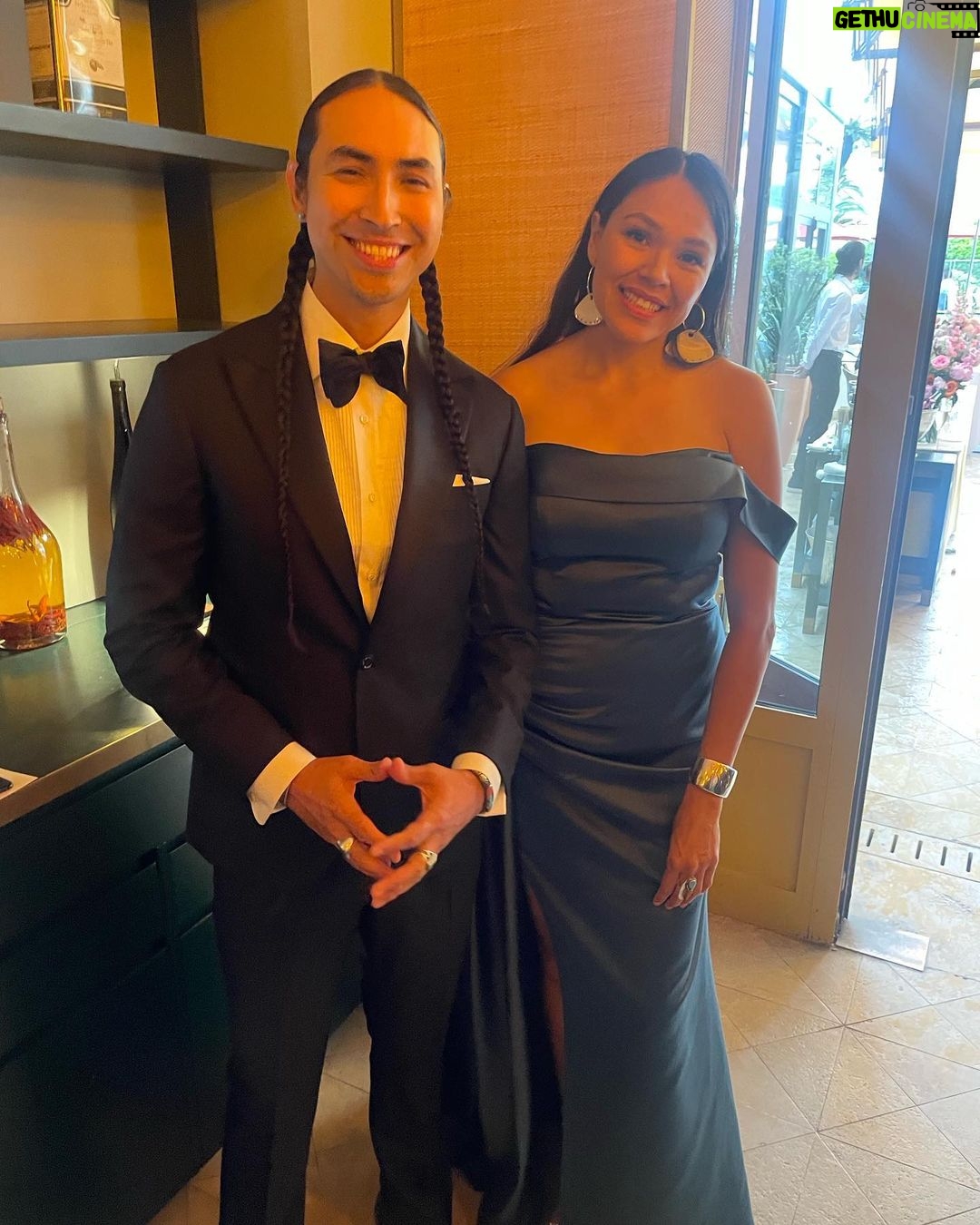 Tatanka Means - 5.3K Likes - So grateful this beautiful woman I sat next to on the plane agreed to be my date to the premiere ❤️🔥 my bodyguard and partner in crime 🙏 #prom2023 #killersoftheflowermoon #cannes #cannesfilmfestival #cannes2023
