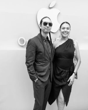 Tatanka Means Instagram - So grateful this beautiful woman I sat next to on the plane agreed to be my date to the premiere ❤️‍🔥 my bodyguard and partner in crime 🙏 #prom2023 #killersoftheflowermoon #cannes #cannesfilmfestival #cannes2023