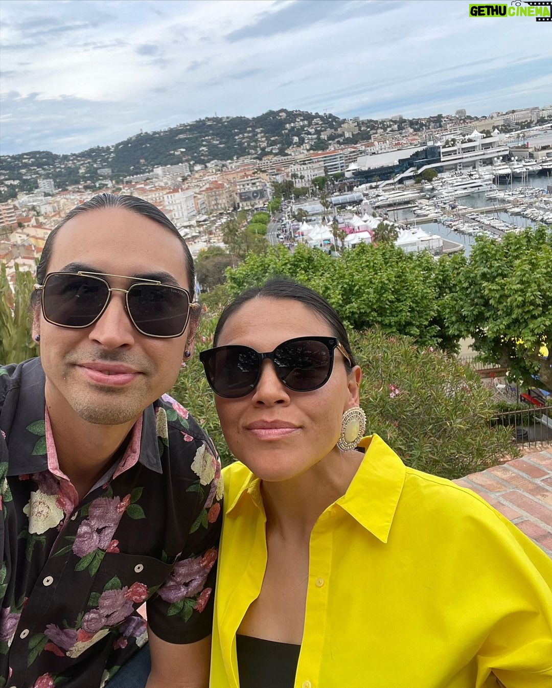 Tatanka Means - 5.3K Likes - So grateful this beautiful woman I sat next to on the plane agreed to be my date to the premiere ❤️🔥 my bodyguard and partner in crime 🙏 #prom2023 #killersoftheflowermoon #cannes #cannesfilmfestival #cannes2023